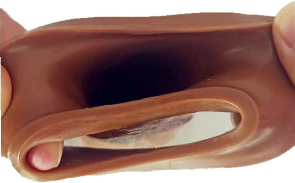 Threaded mace Condom Male Condom Adult Lock fine Ring Crystal Sleeve